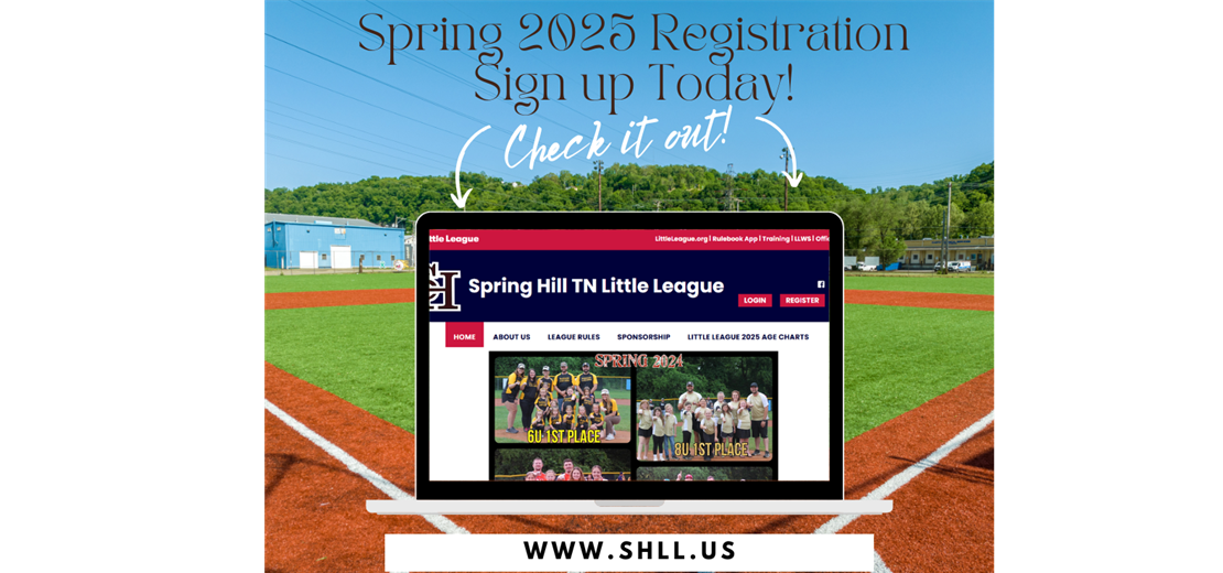 2025 Spring Registration Now Open!